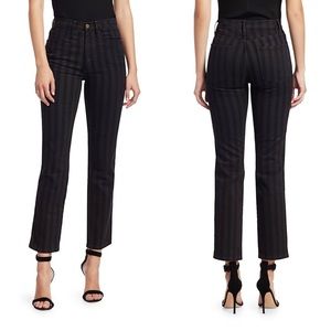 Frame Denim Charcoal Straight Leg Jeans